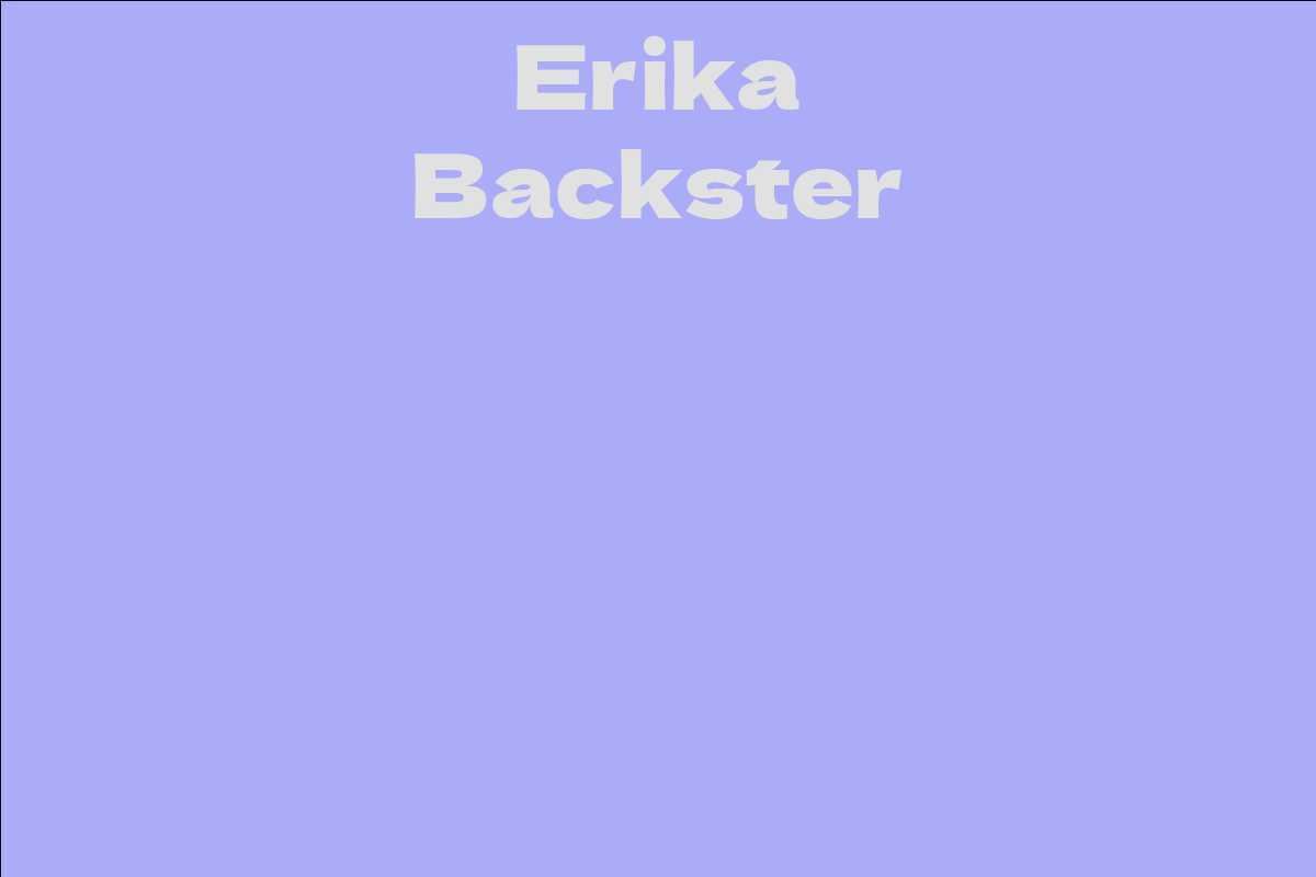Erika Backster