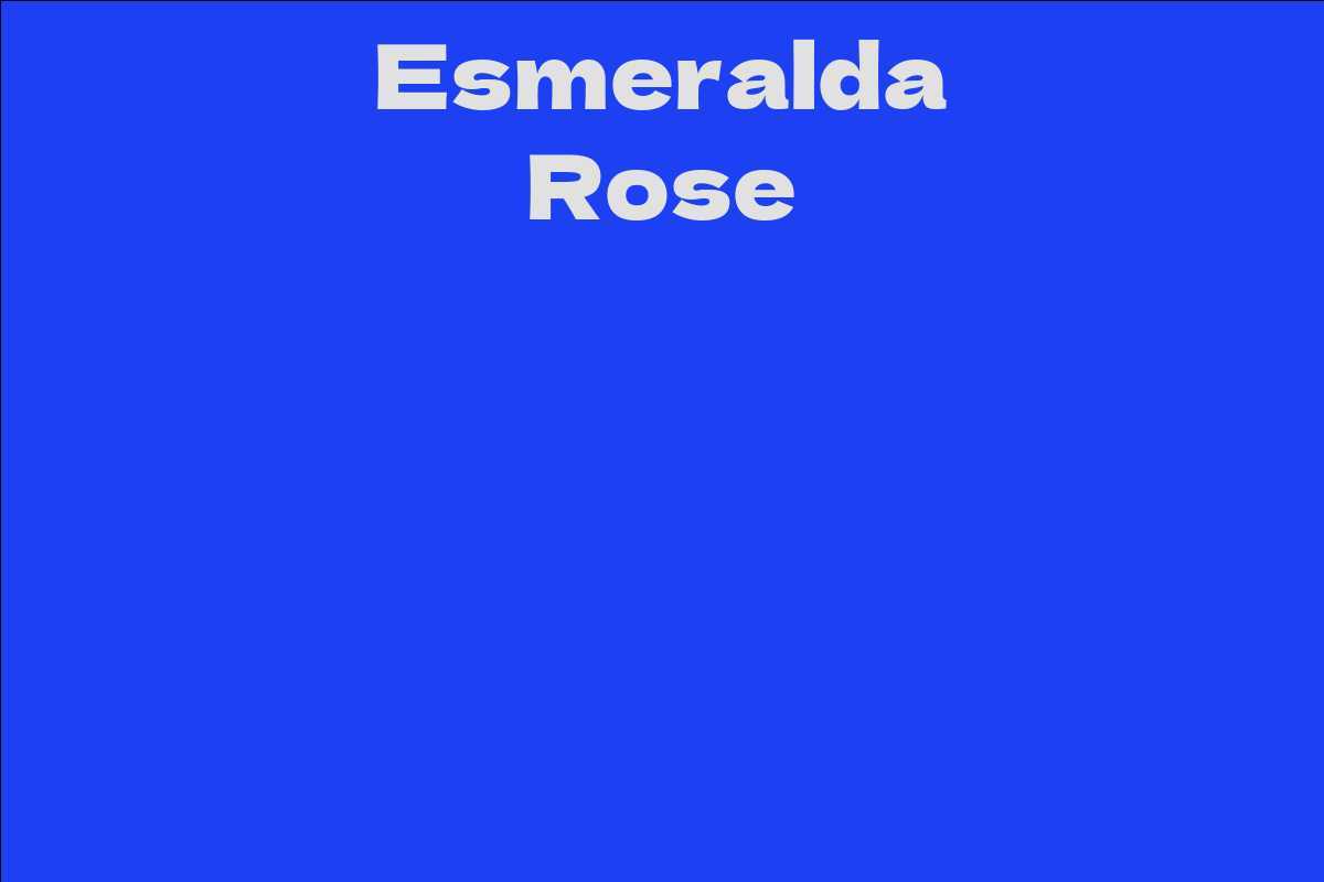 Esmeralda Rose