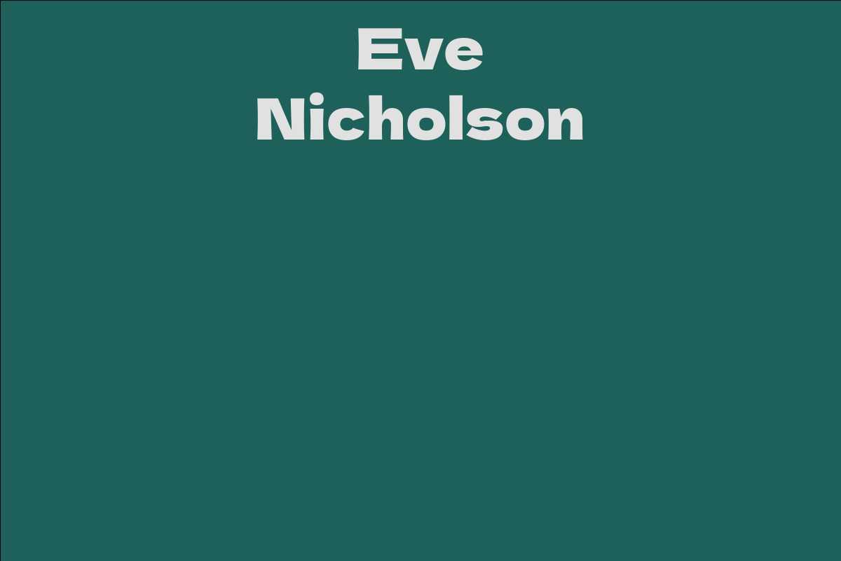 Eve Nicholson