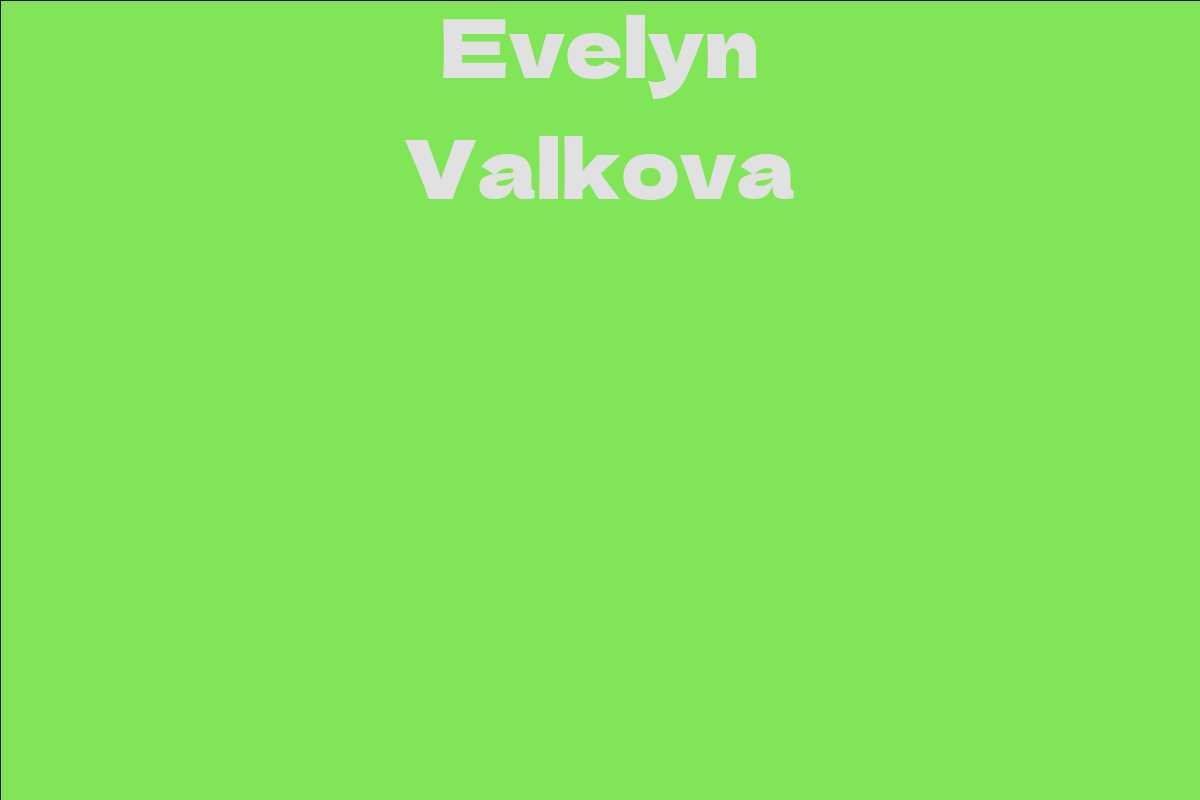 Evelyn Valkova