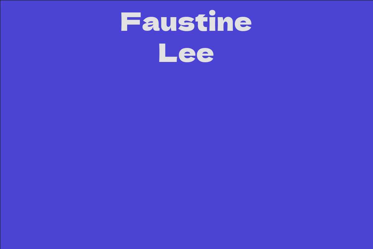 Faustine Lee