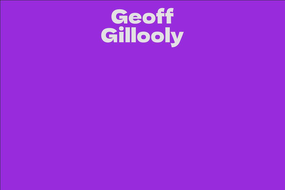 Geoff Gillooly