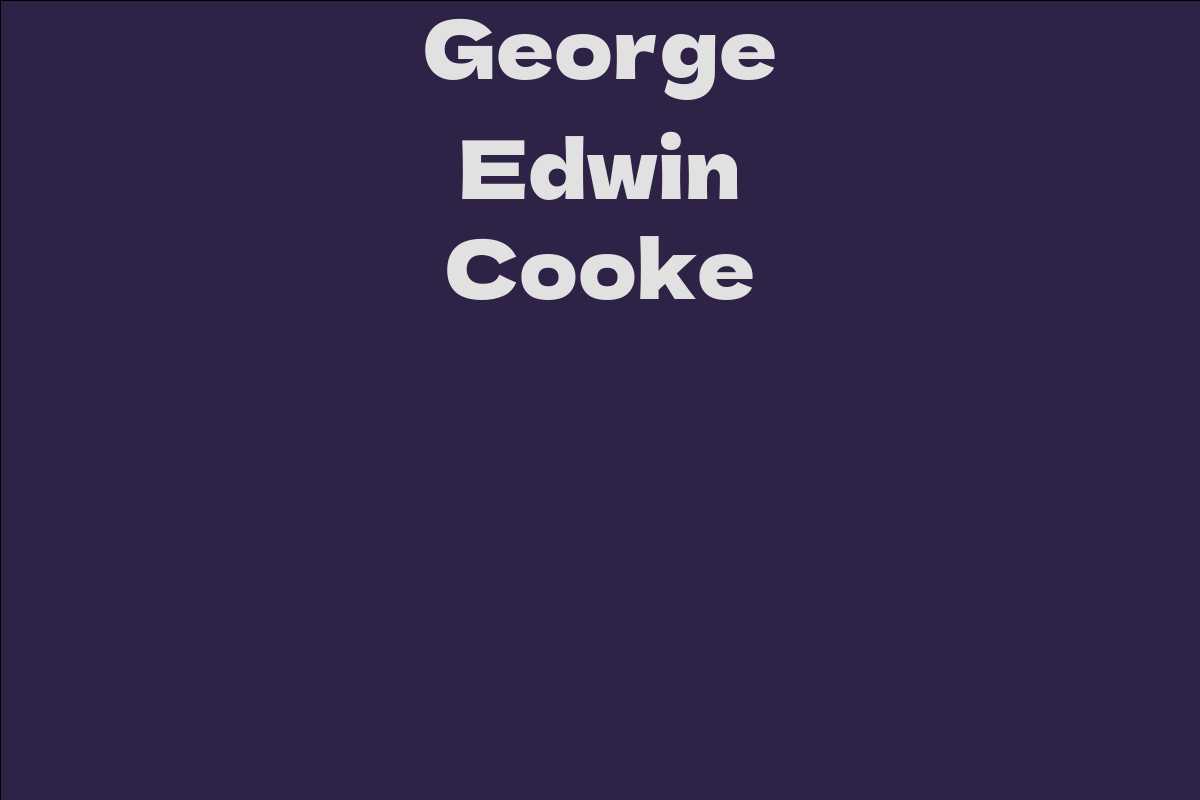George Edwin Cooke