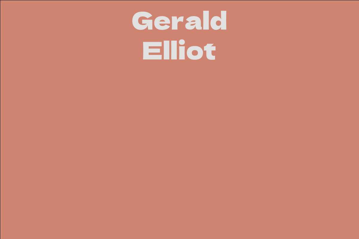 Gerald Elliot