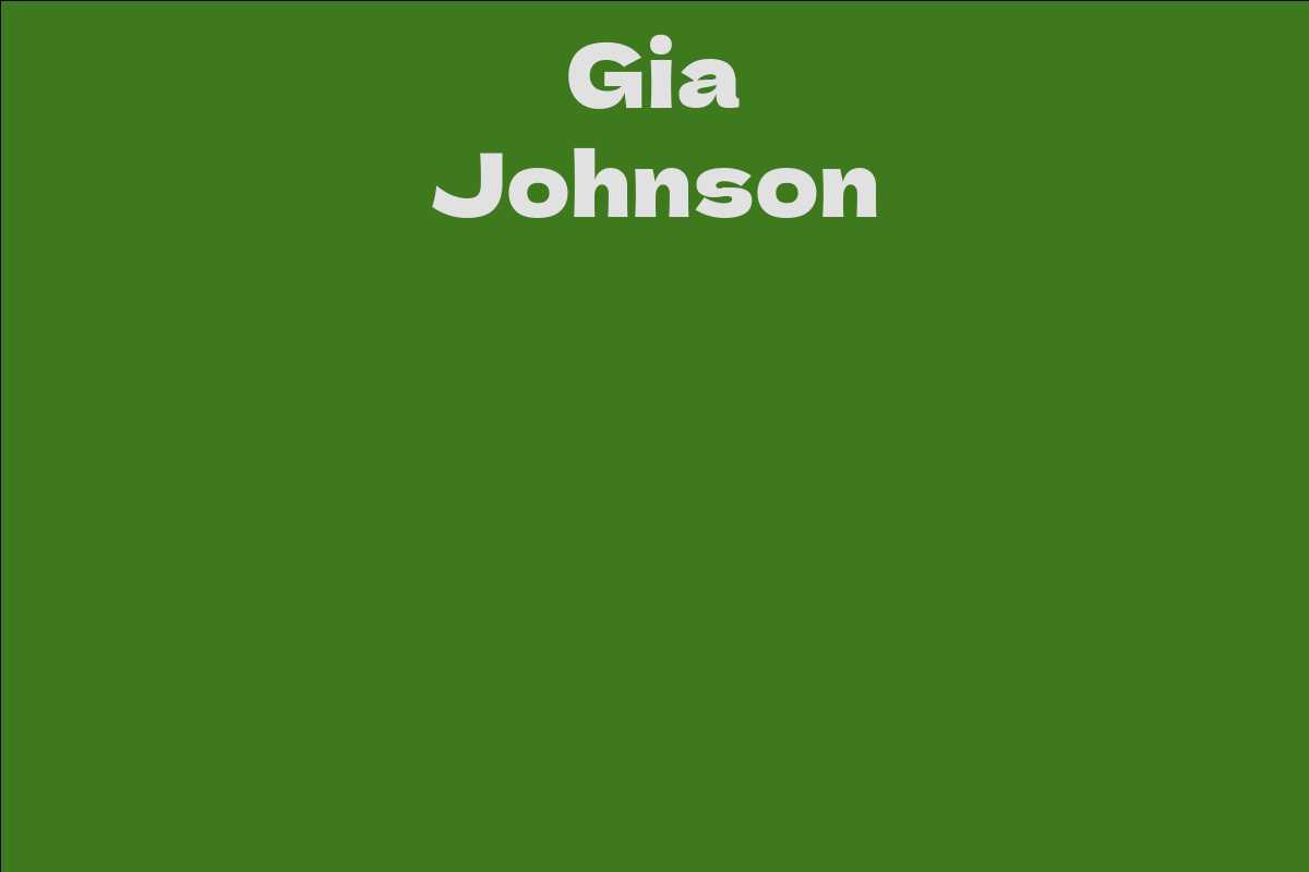 Gia Johnson