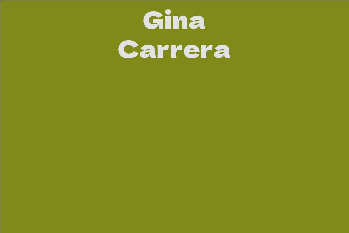 Gina Carrera