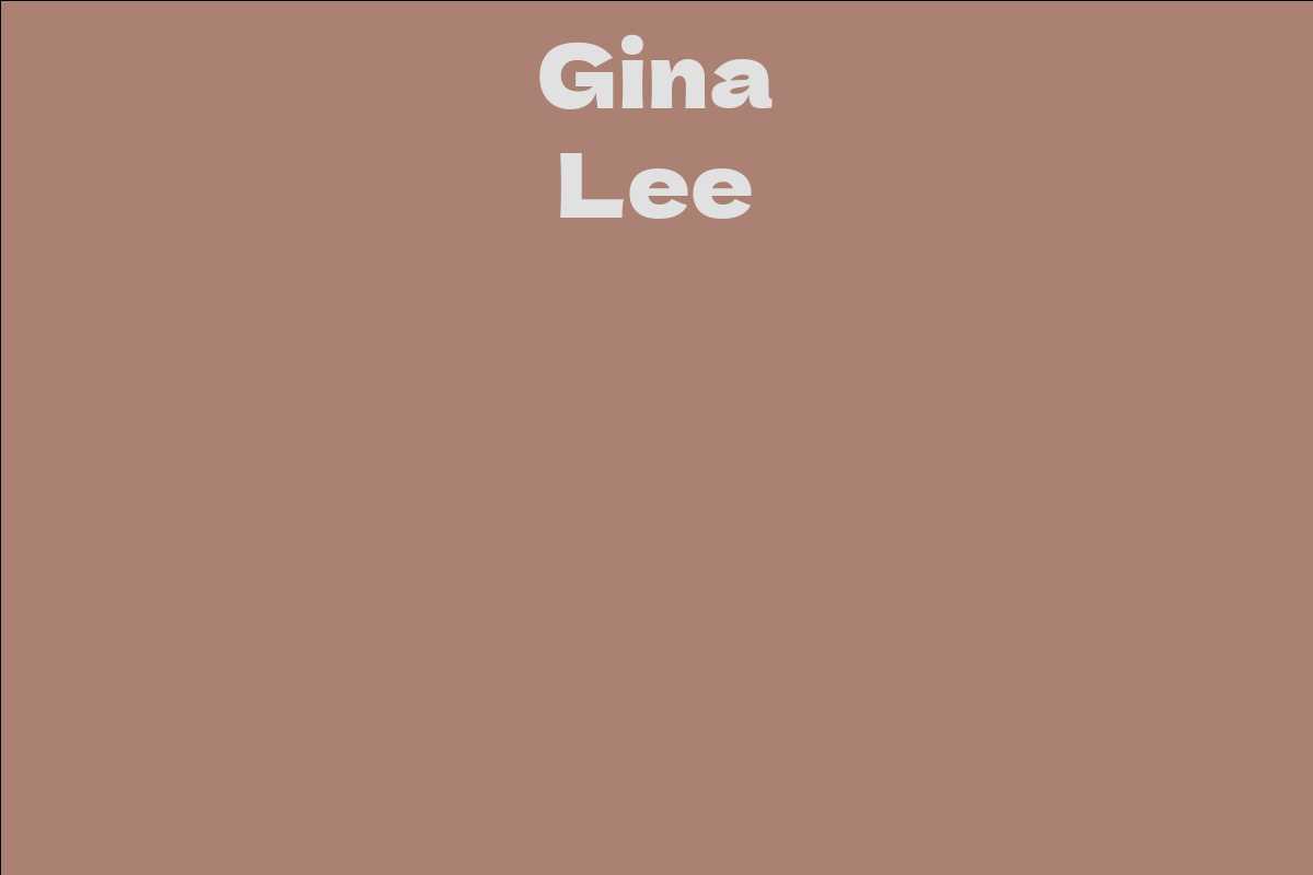 Gina Lee