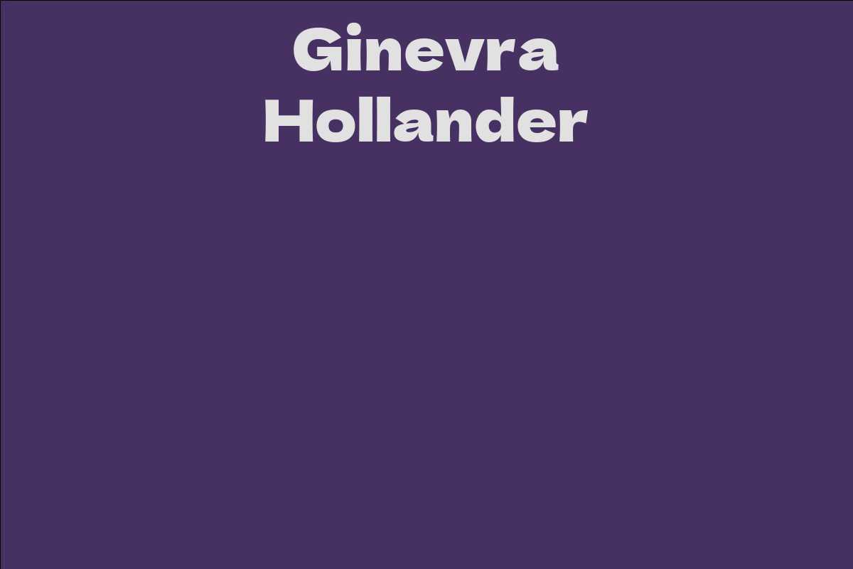 Ginevra Hollander