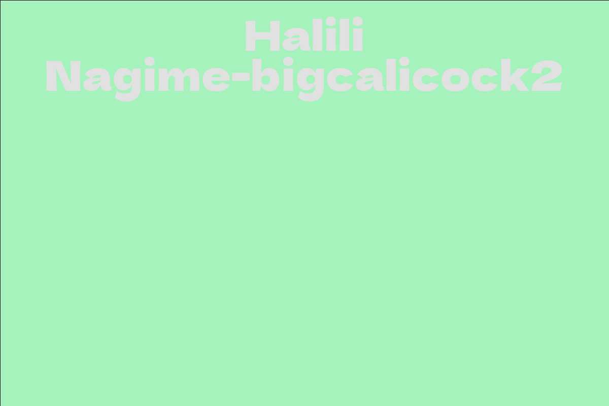 Halili Nagime-bigcalicock2