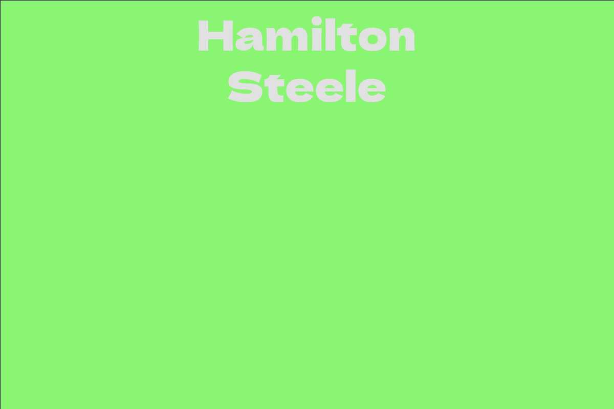 Hamilton Steele