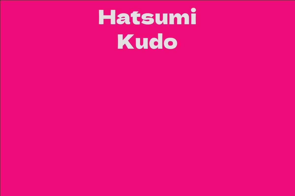 Hatsumi Kudo