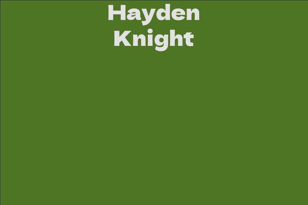 Hayden Knight