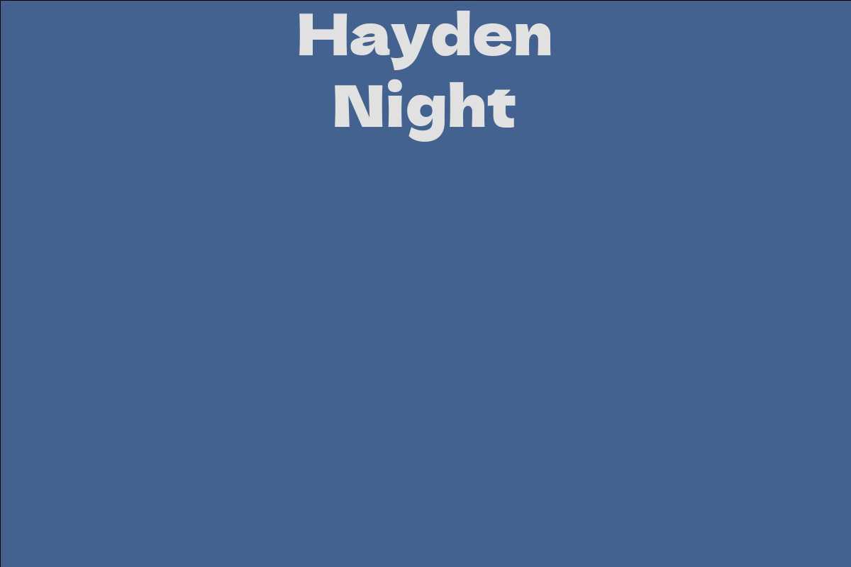 Hayden Night