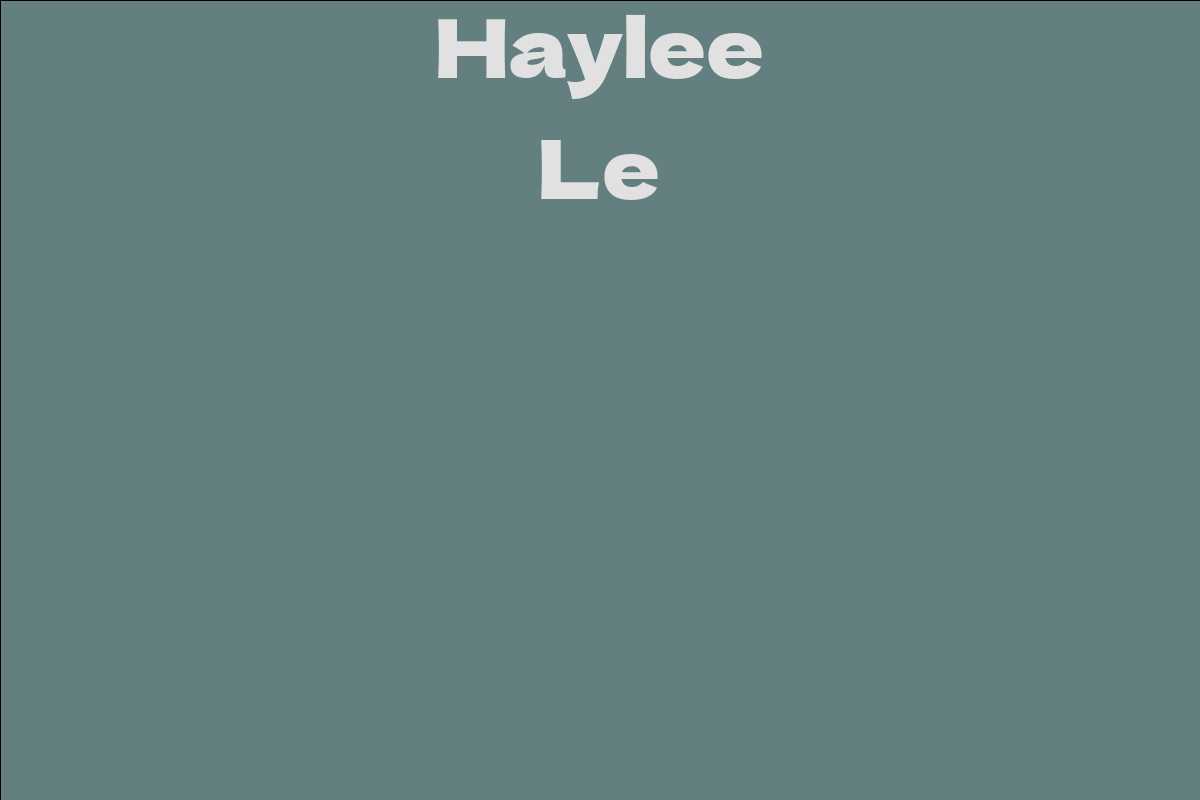 Haylee Le
