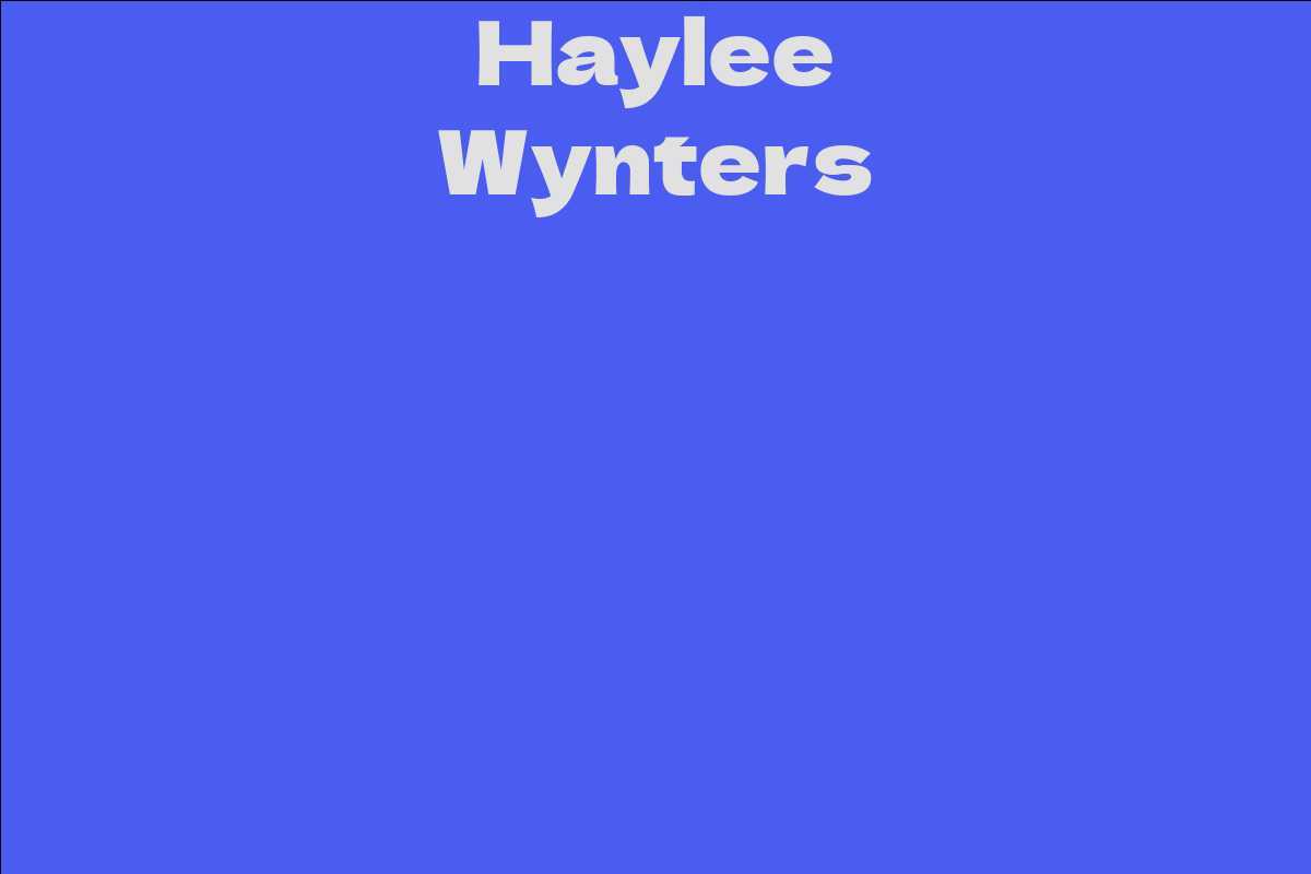 Haylee Wynters