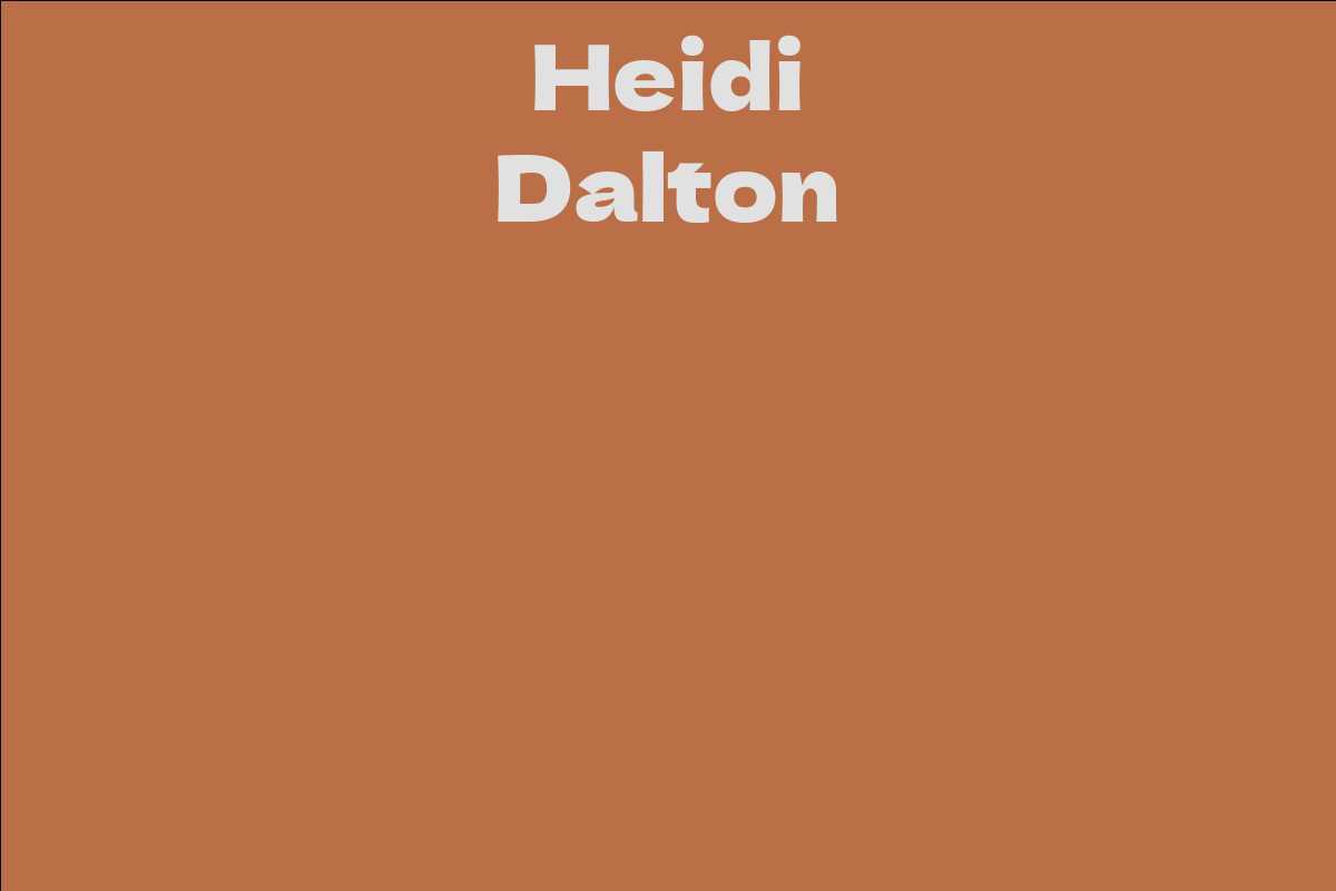 Heidi Dalton