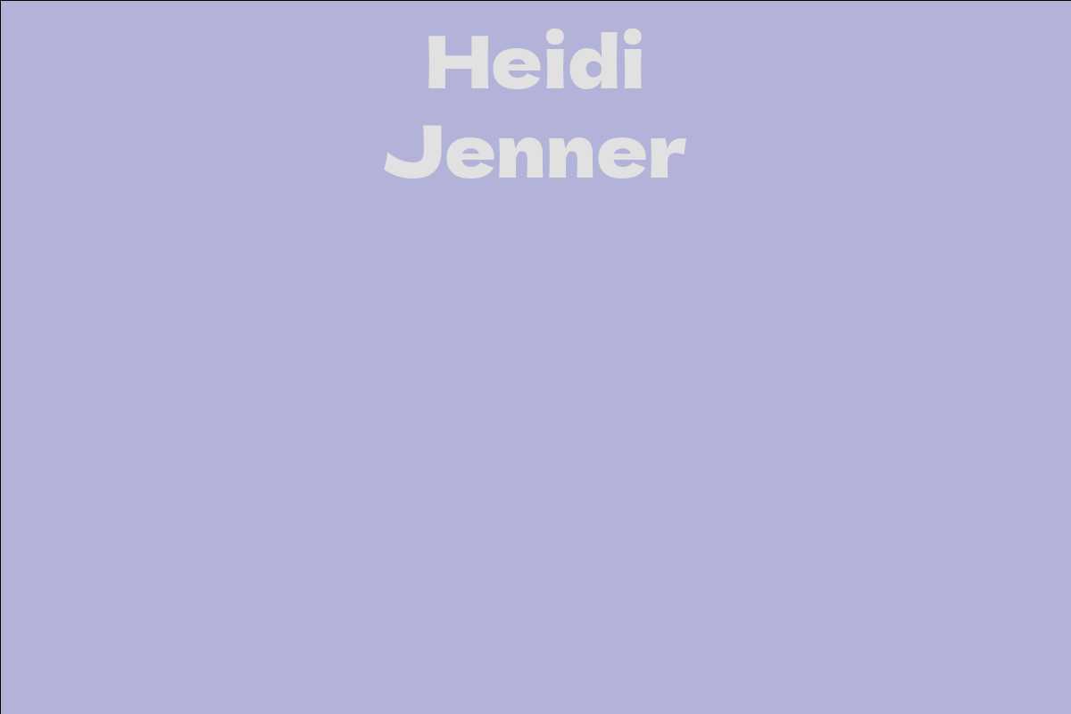 Heidi Jenner