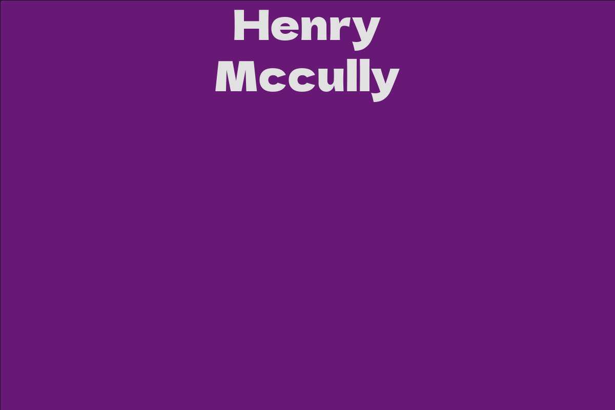 Henry Mccully