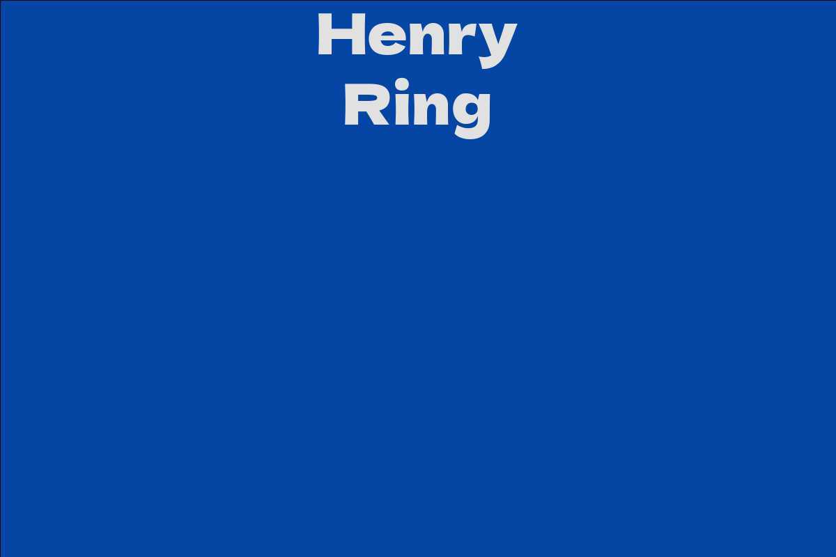 Henry Ring