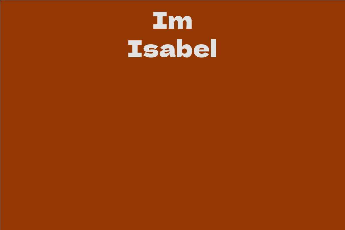 Im Isabel