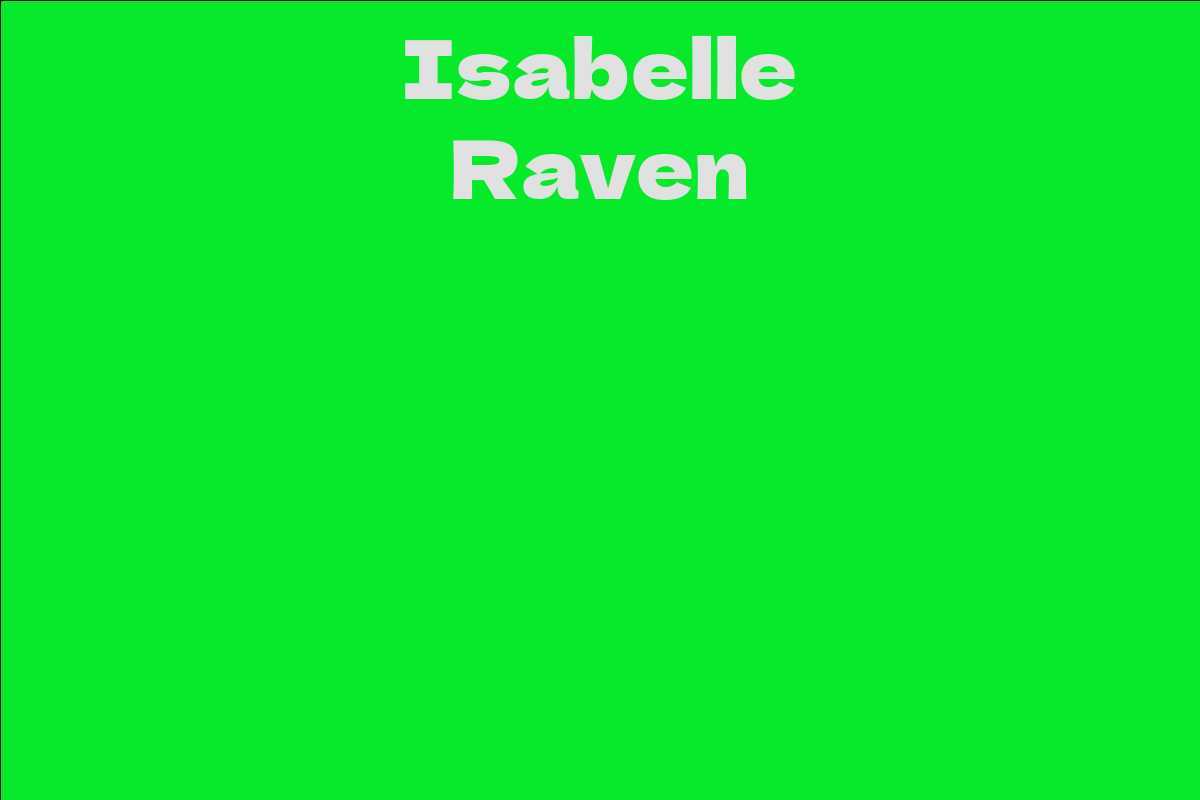Isabelle Raven