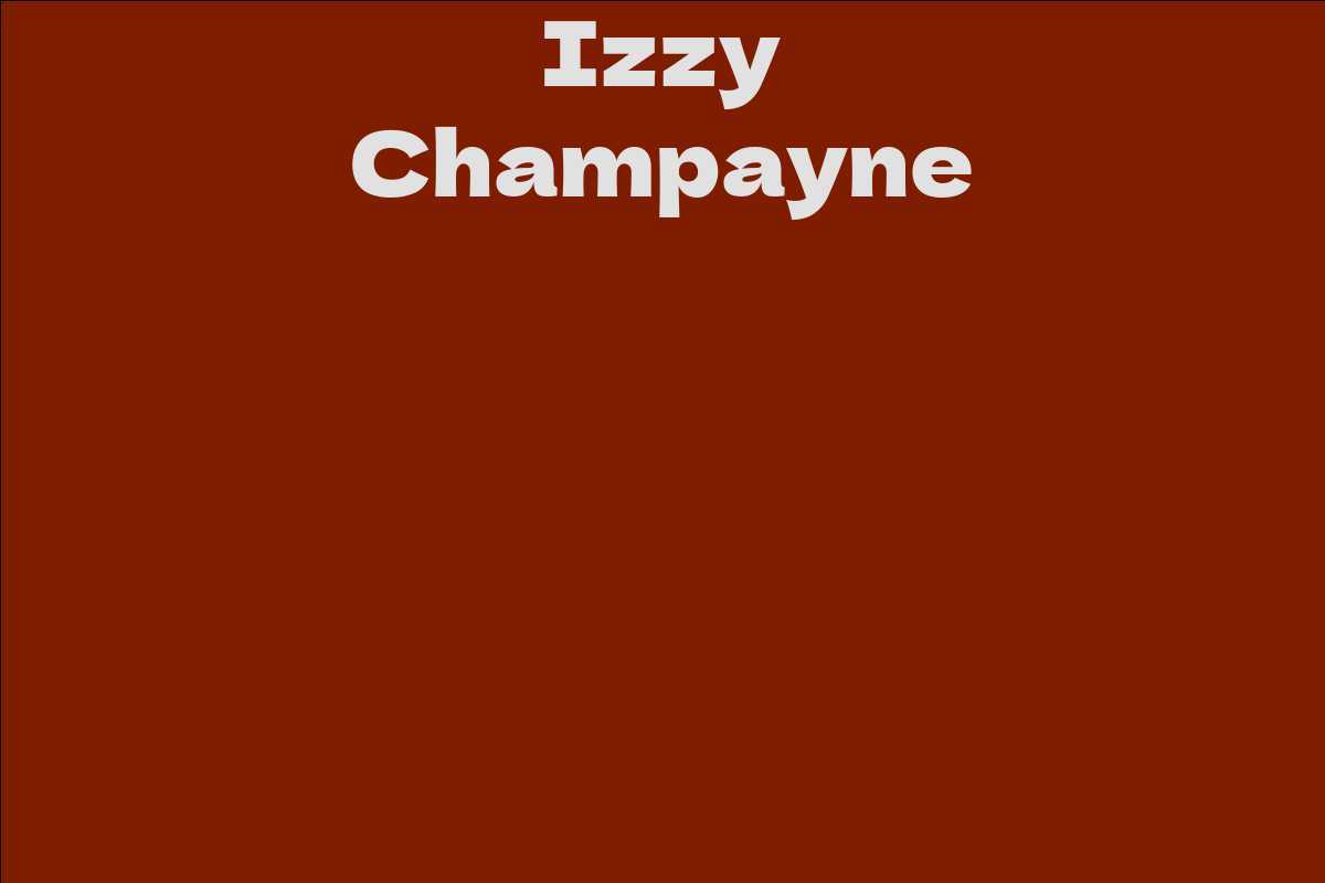 Izzy Champayne