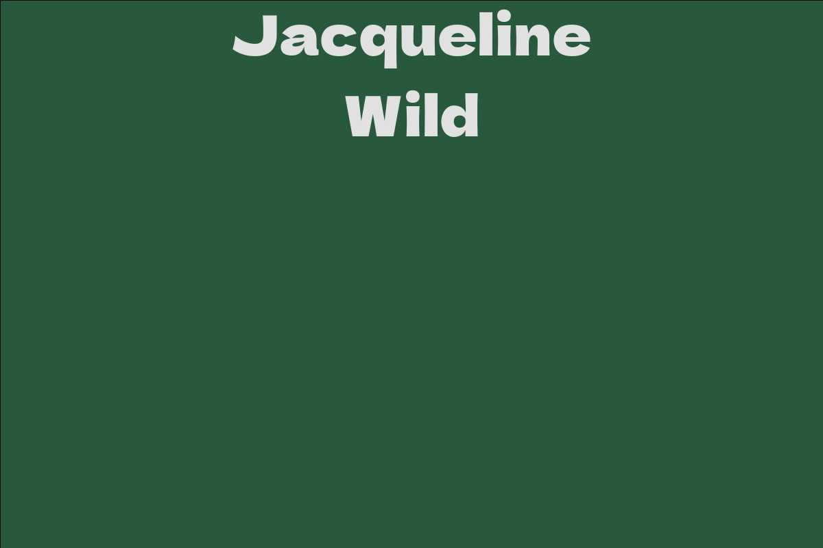 Jacqueline Wild