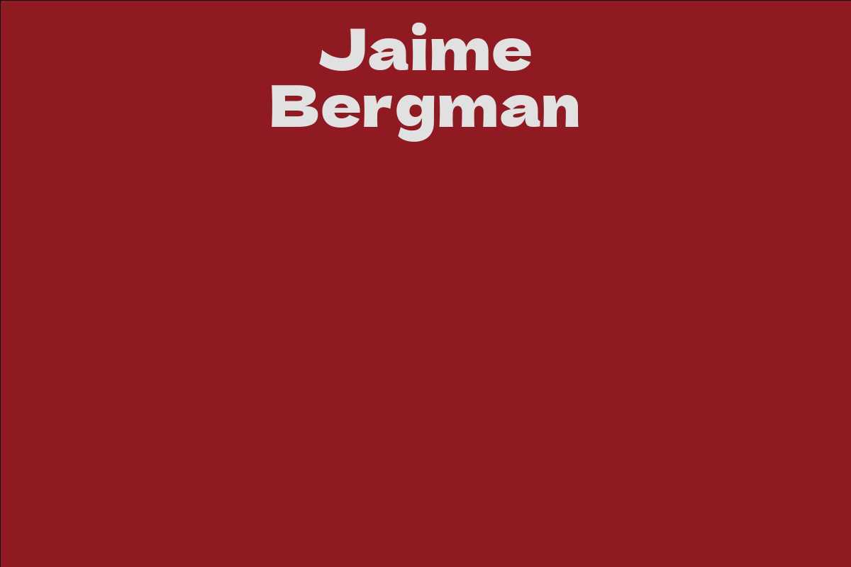 Jaime Bergman
