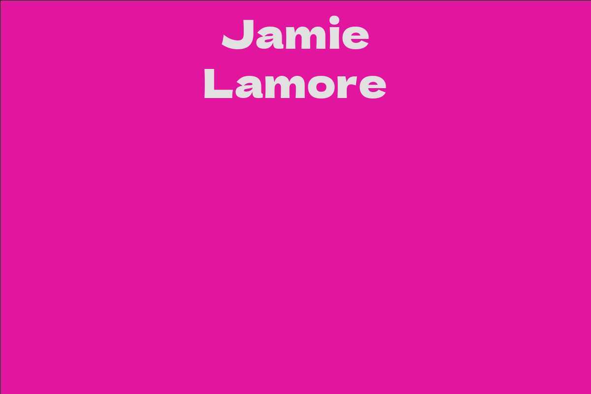 Jamie Lamore