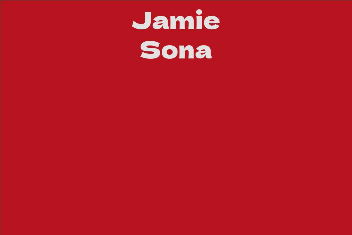 Jamie Sona