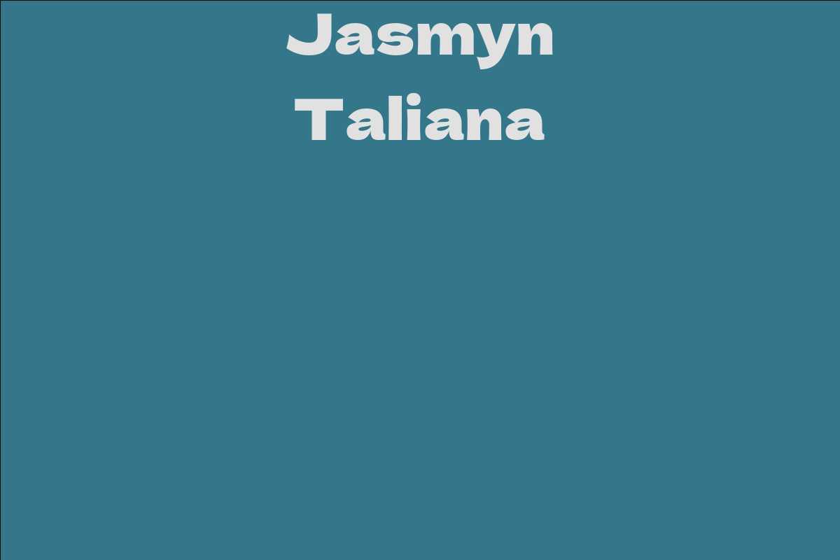 Jasmyn Taliana