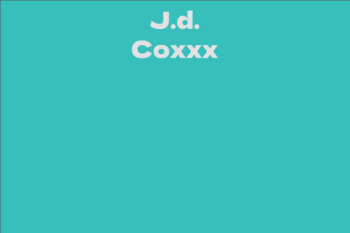 J.d. Coxxx