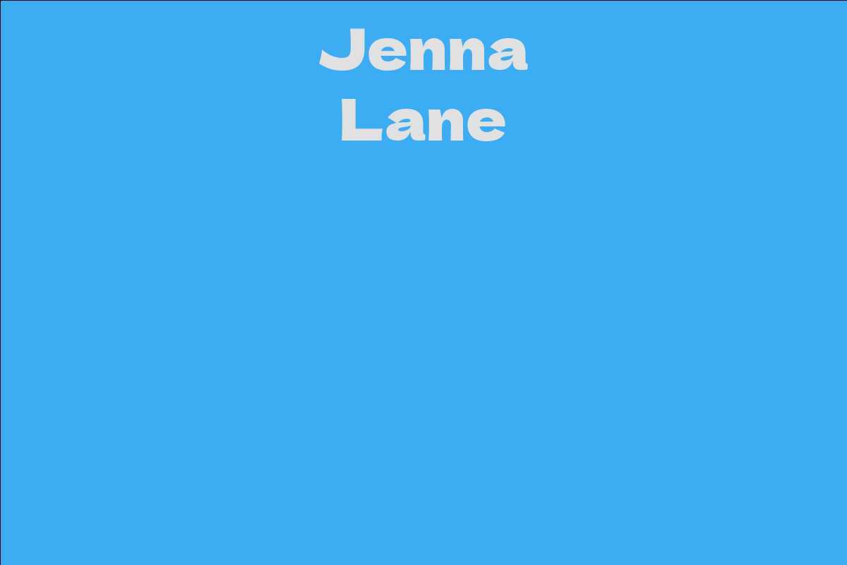 Jenna Lane