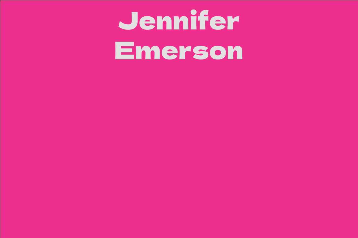 Jennifer Emerson