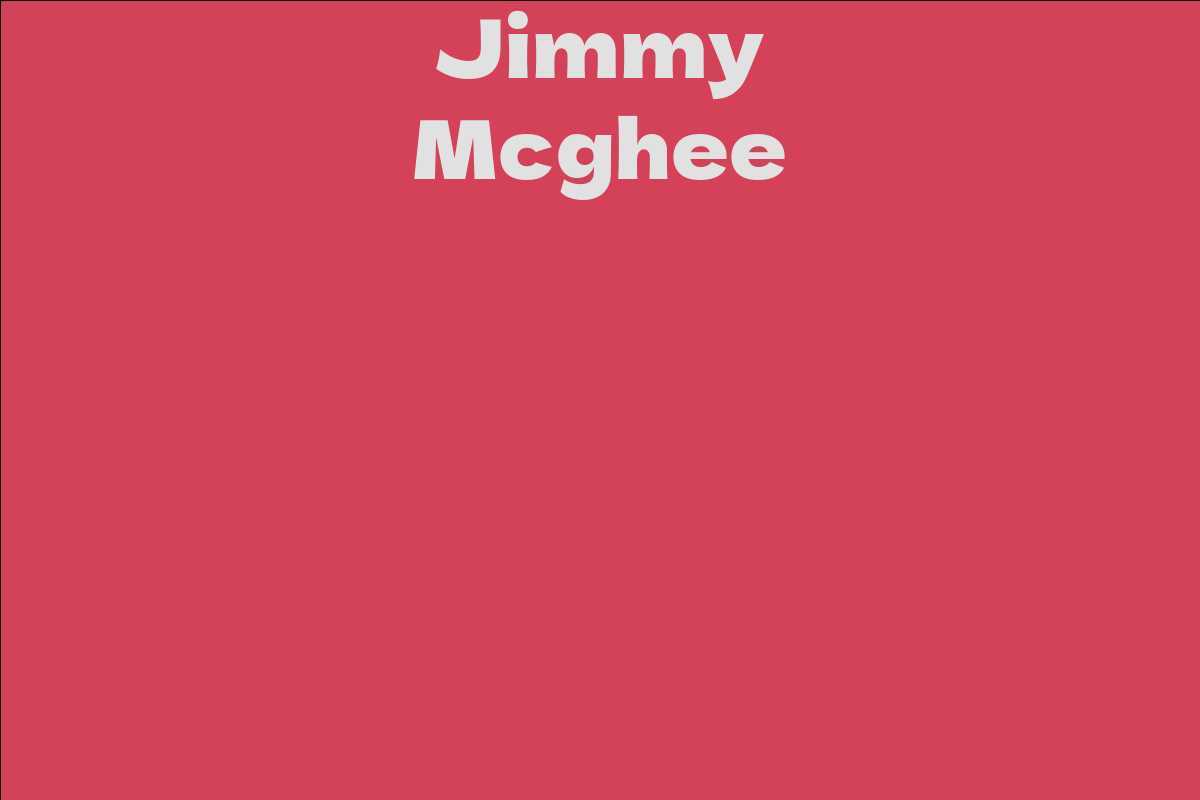 Jimmy Mcghee
