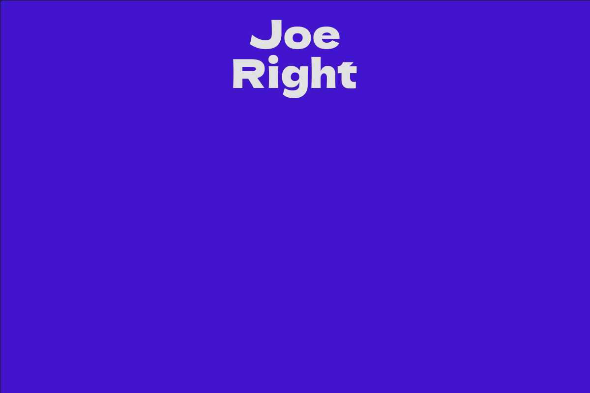 Joe Right