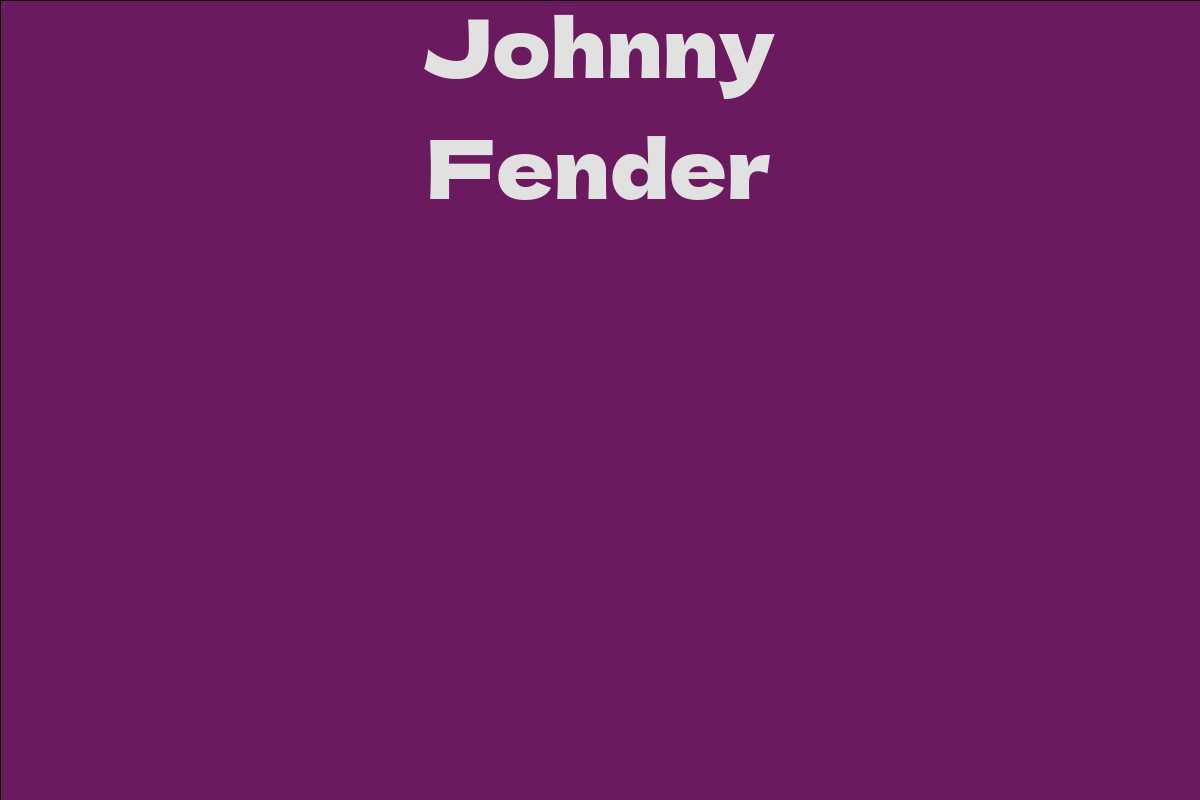 Johnny Fender