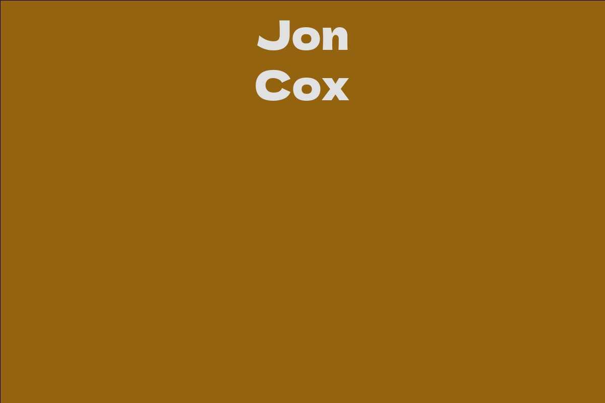 Jon Cox