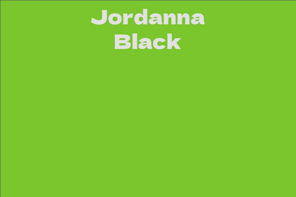 Jordanna Black