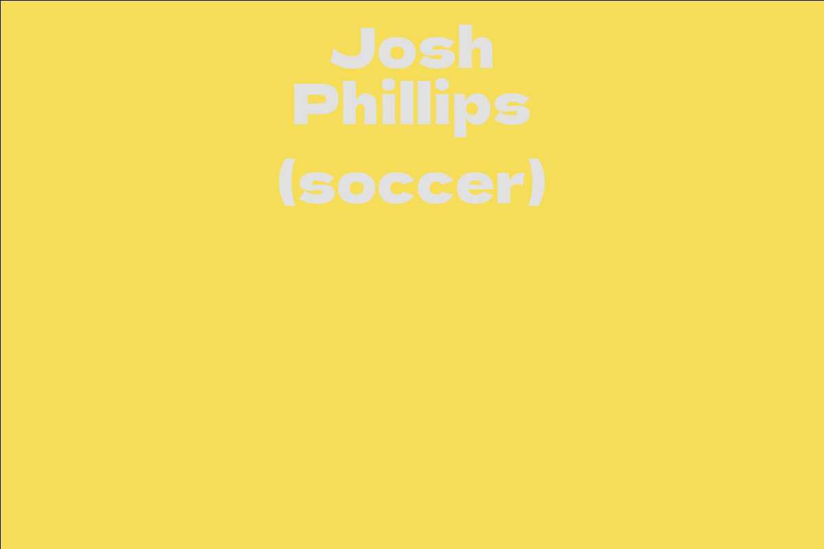 Josh Phillips (soccer)