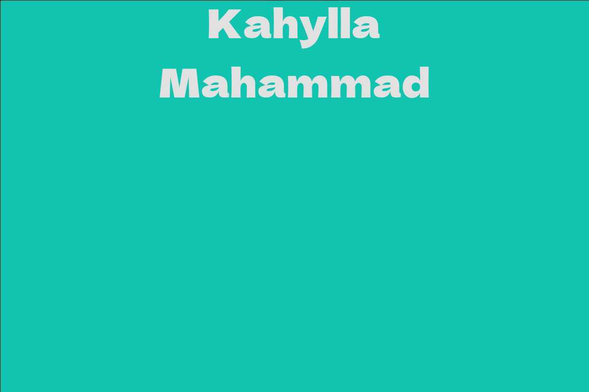 Kahylla Mahammad