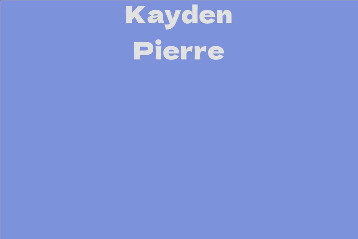 Kayden Pierre