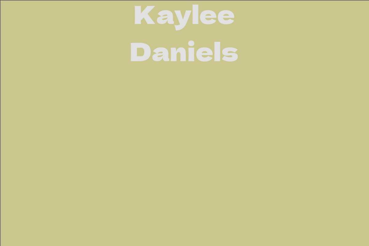 Kaylee Daniels