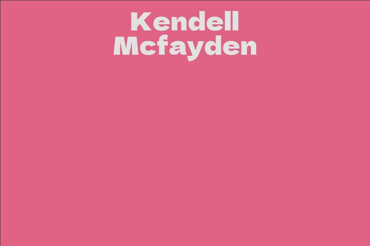Kendell Mcfayden