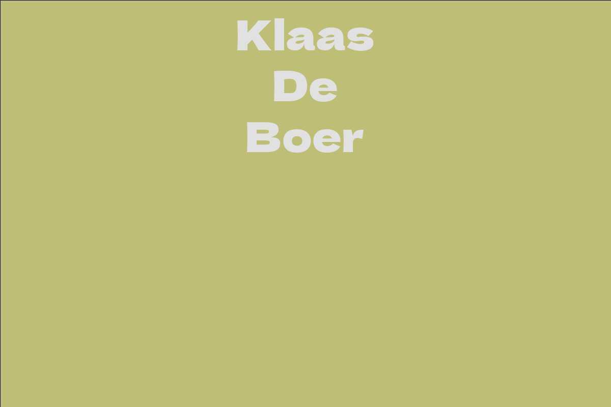 Klaas De Boer