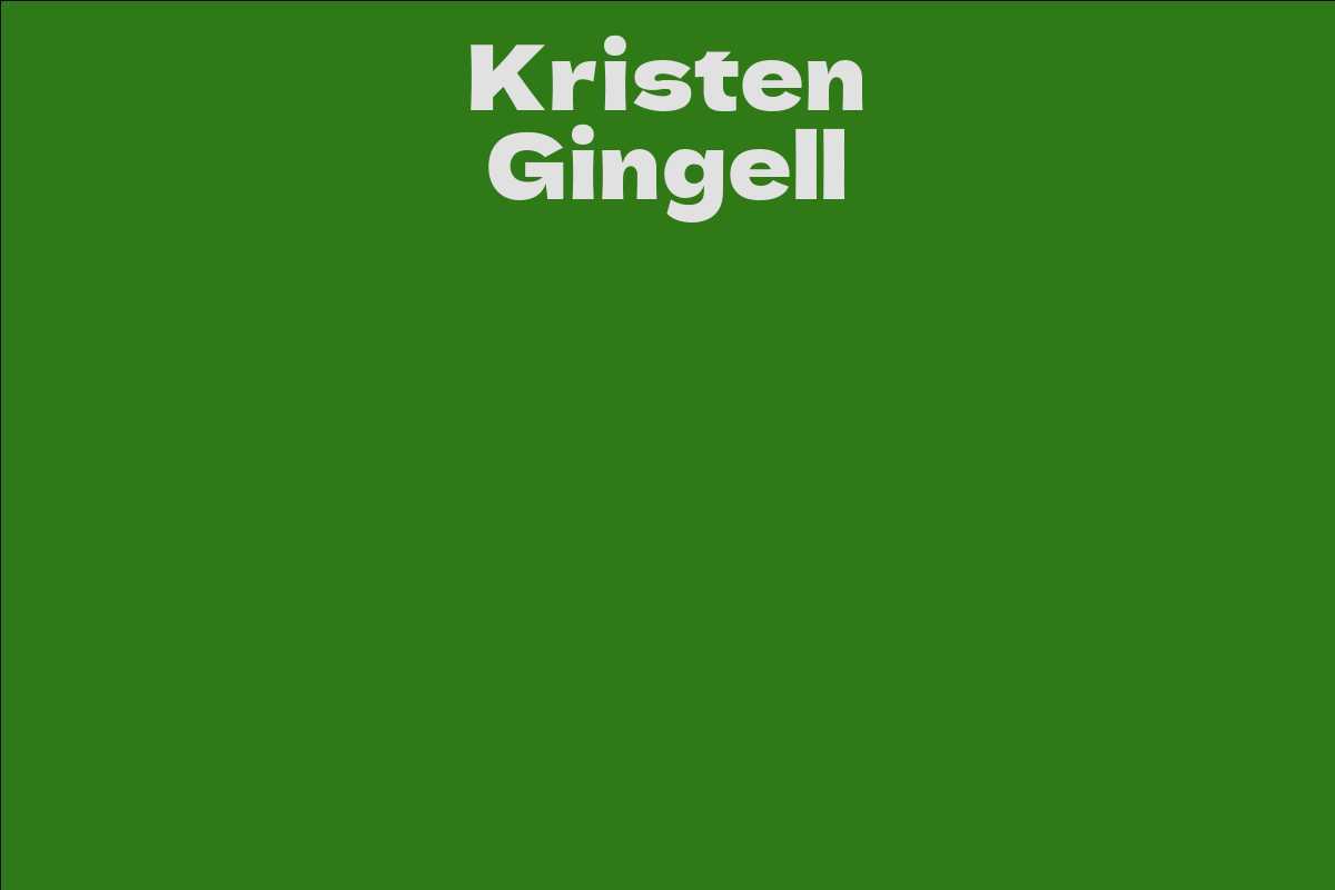 Kristen Gingell