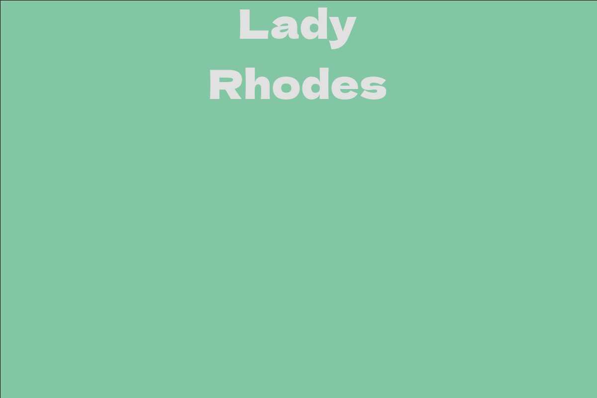 Lady Rhodes