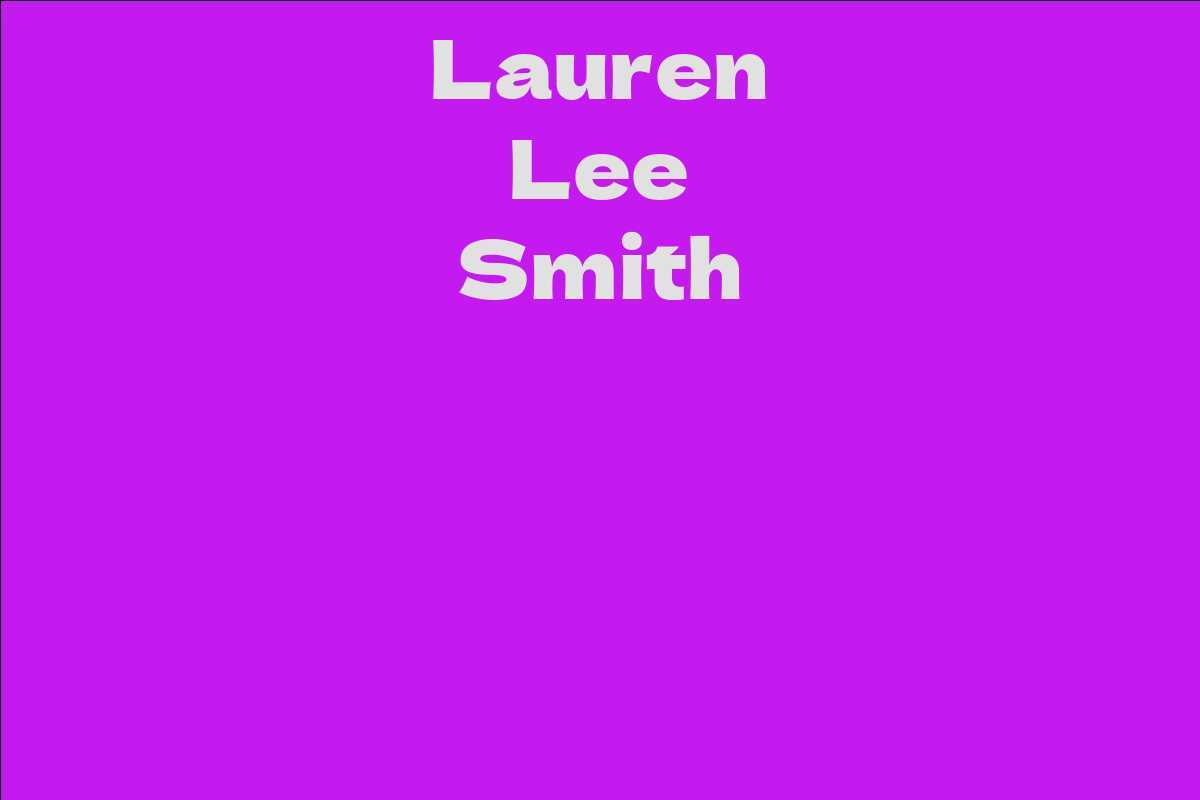 Lauren Lee Smith
