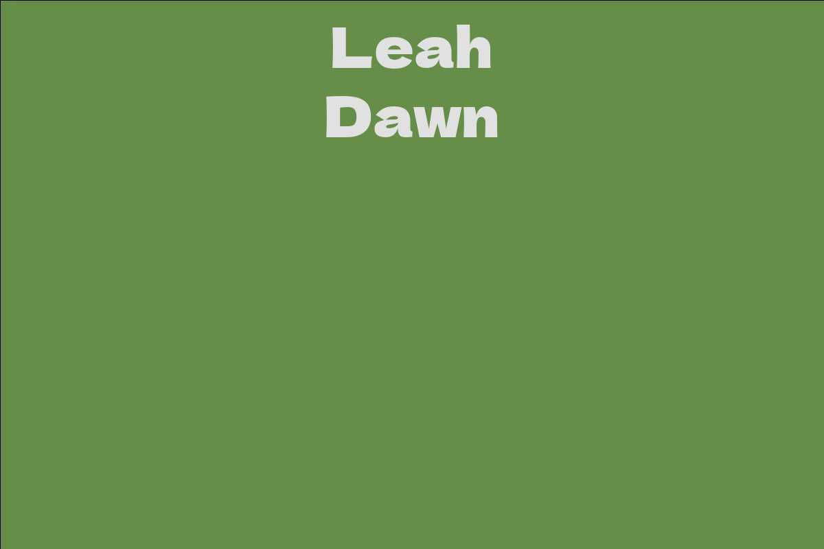 Leah Dawn