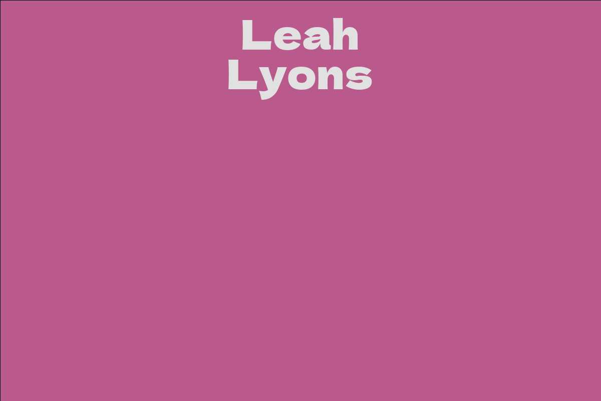 Leah Lyons